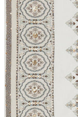 AJRAKH VINTAGE Sequin Hand Bead Embellished Runner