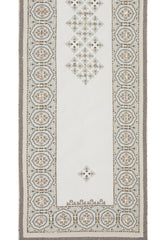 AJRAKH VINTAGE Sequin Hand Bead Embellished Runner