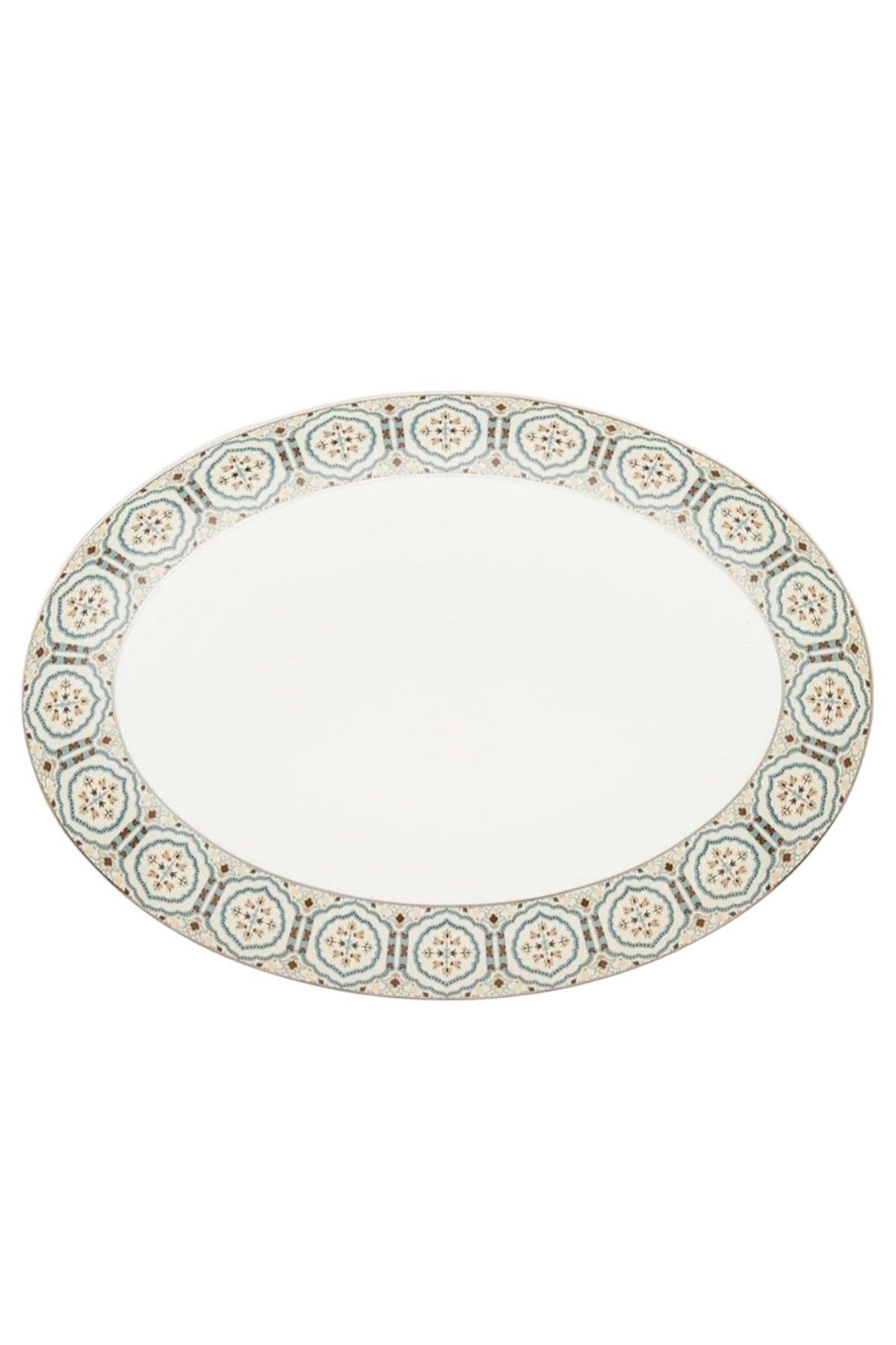 AJRAKH VINTAGE Oval Platter – TABLA TM