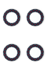 AJRAKH Dining Plate Set Of 4