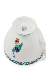 WHIMSICAL Tea cup & Saucer Peacock (Pre-Order)