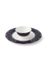 AJRAKH Dining Plate Set Of 4