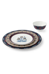 AJRAKH Dining Plate Set Of 4