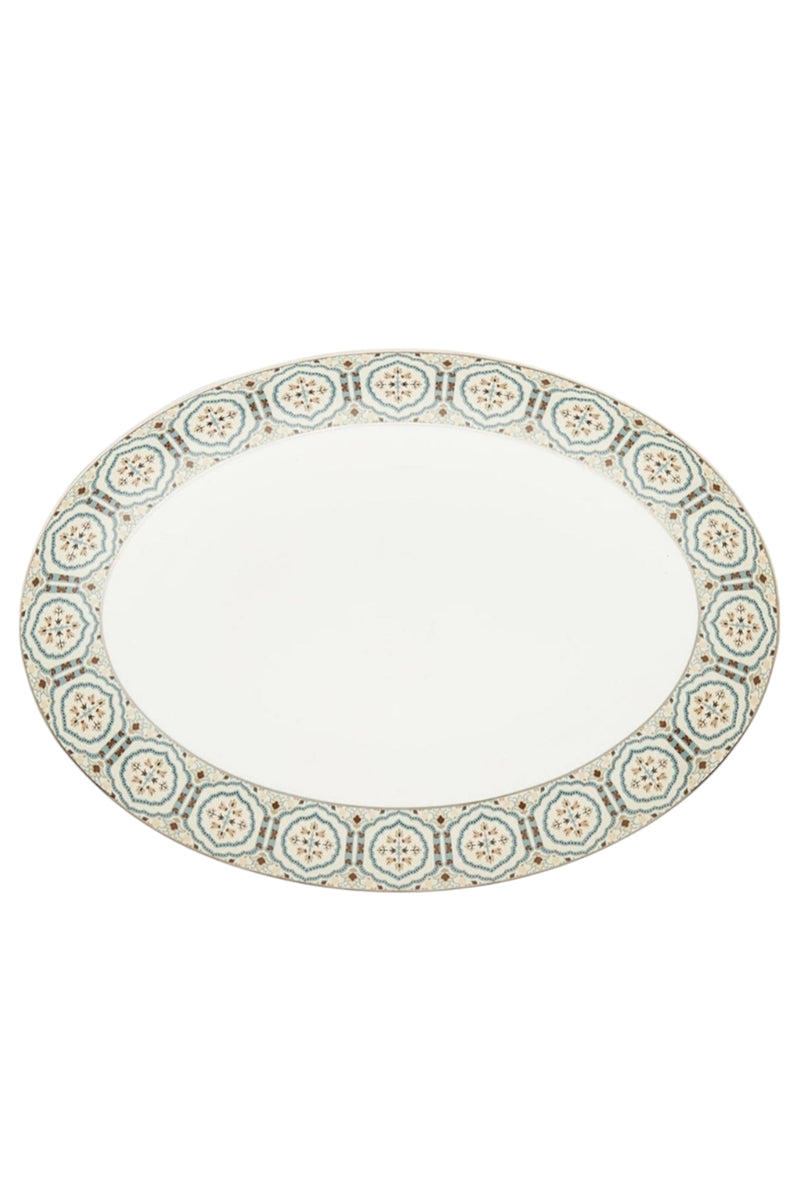 AJRAKH VINTAGE Oval Platter