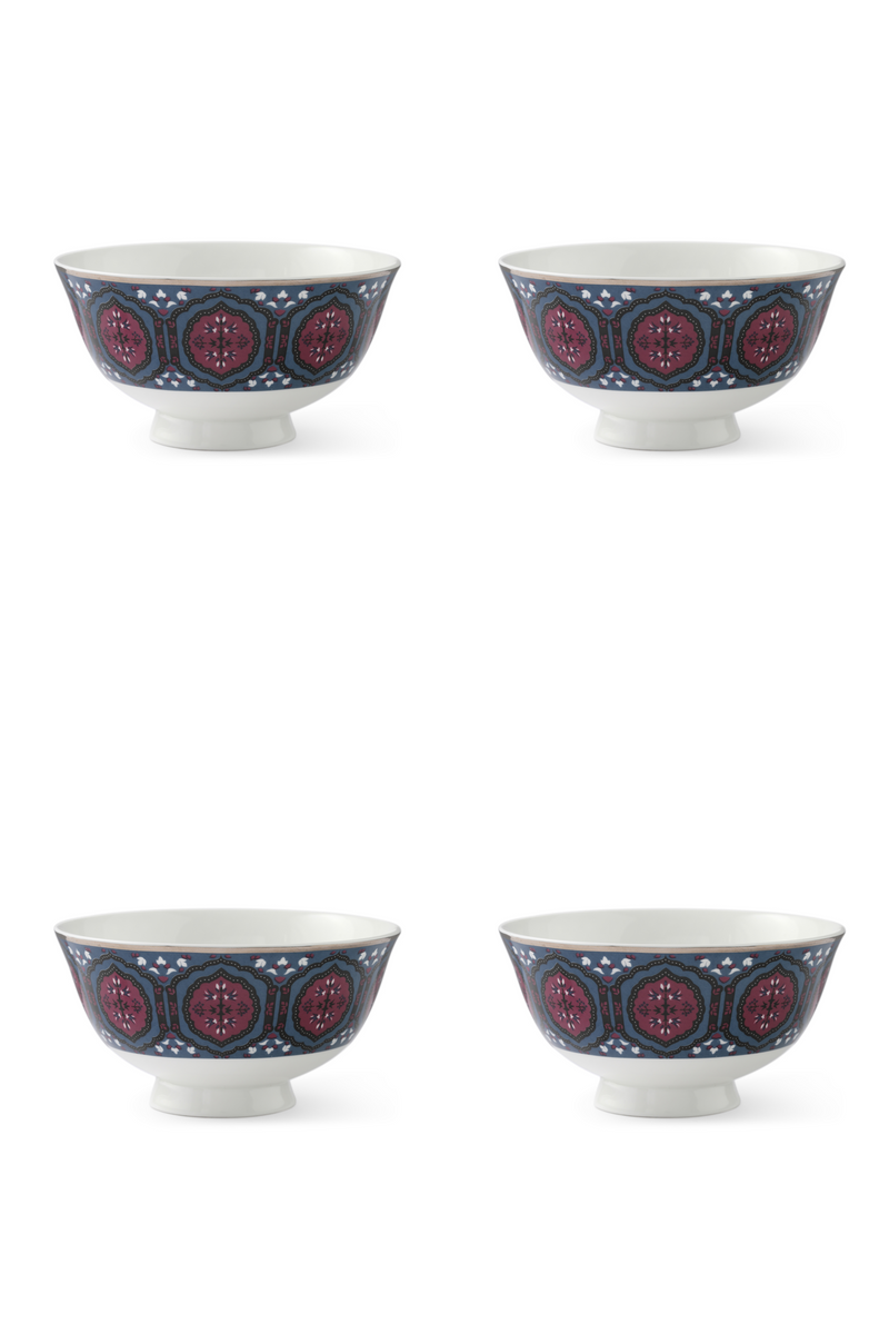 AJRAKH Flare Bowl Set Of 4