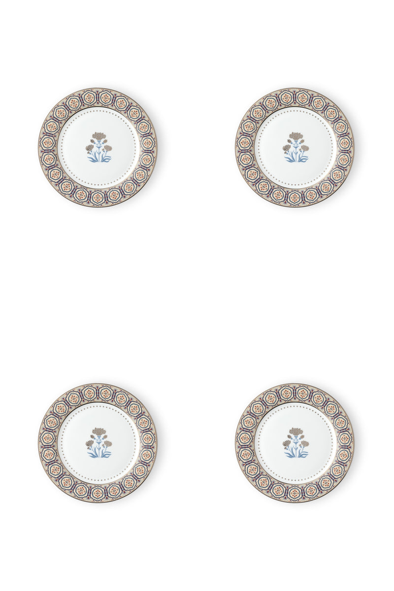 AJRAKH Starter Plate Set Of 4