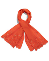 AMAYA FLORAL STOLE Orange