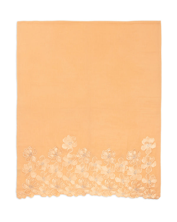 AMAYA FLORAL STOLE Nude