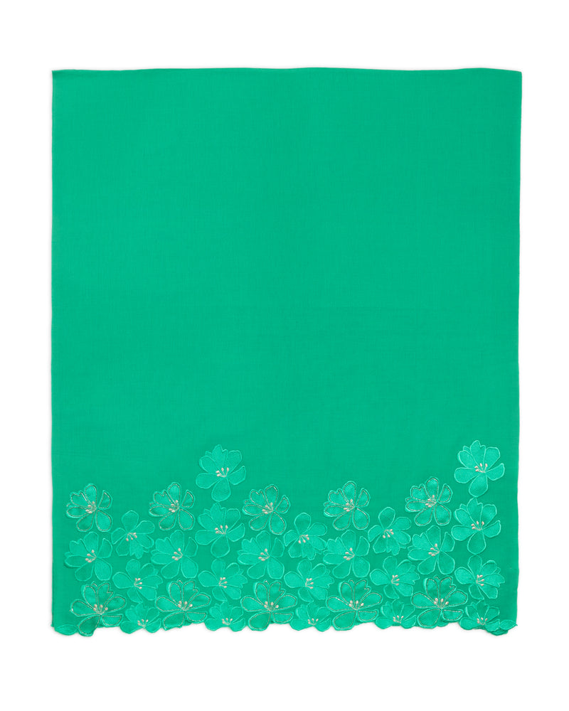 AMAYA FLORAL STOLE Green