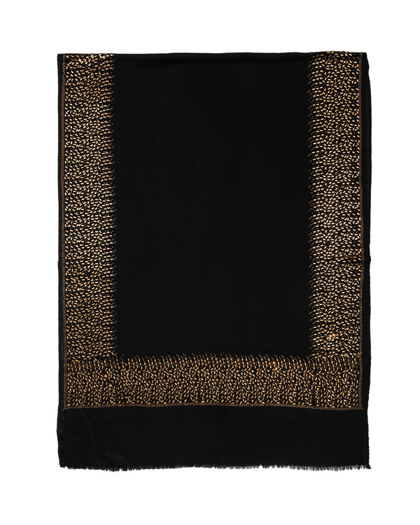 MEERA MIRROR STOLE - Black