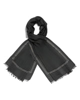 KARISHMA CRYSTAL STOLE - Charcoal Grey