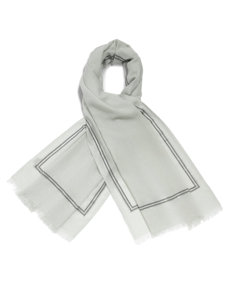 KARISHMA CRYSTAL STOLE - Grey