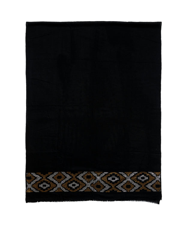 INDRA CRYSTAL STOLE - Black