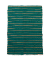 SARIKA STRIPES STOLE - Emerald Green