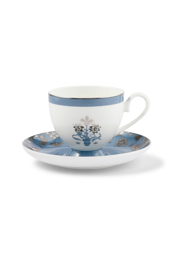 PLATINUM  JUNGLE Tea Cup & Saucer  (Pre-Order)